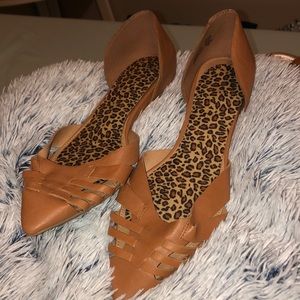 Cheetah Print Brown Sandals